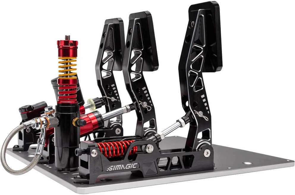 Hidraulinis trijų pedalų komplektas Simagic P2000-S100R Crimson Edition, S309