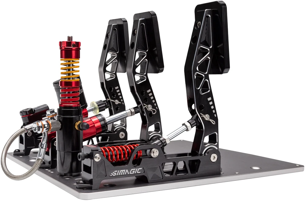 Hidraulinis trijų pedalų komplektas Simagic P2000-S100R Crimson Edition, S309