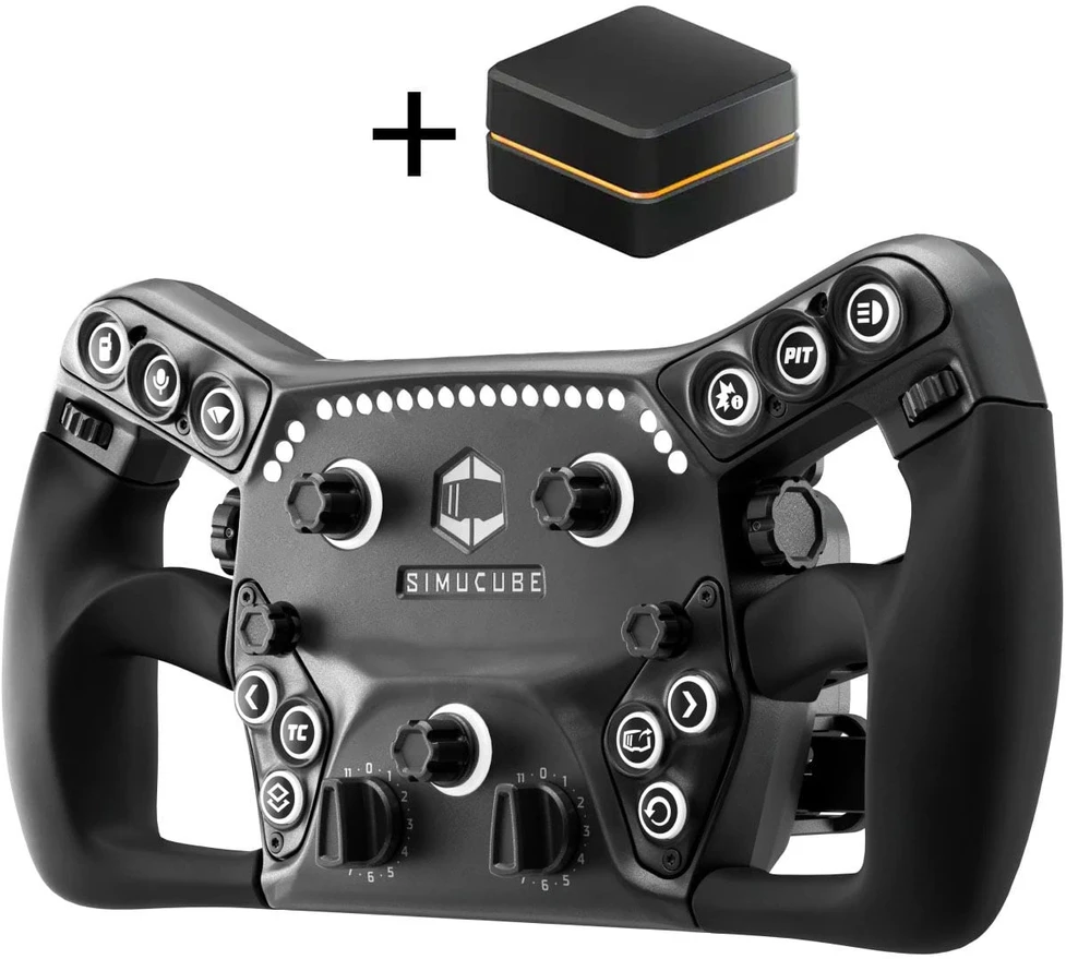 Simucube Savu Pro Steering Wheel + Link Hub