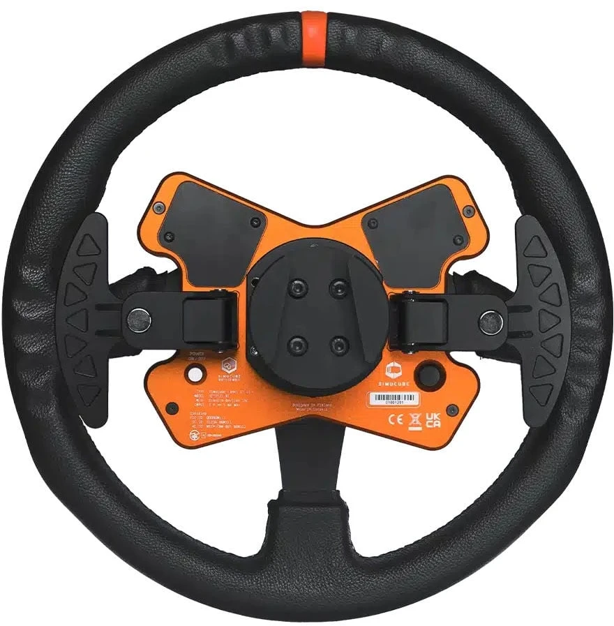 Simucube Tahko Lenkrad, Rund – 320 mm, oranžinis