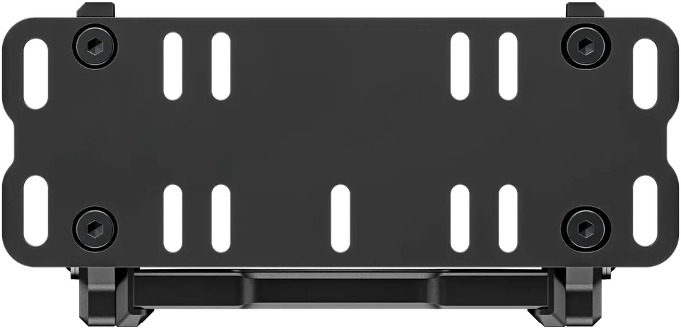 Simucube Wheelbase Mount v2 Bracket, -24 to +20 degrees tilt, Aliuminio - Juodas (SCWBM2A)