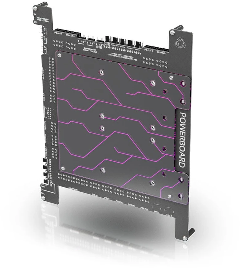 „Singularity Computers“ „PowerBoard Universal E-ATX“ plokštė