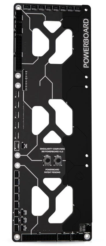 „Singularity Computers“ universali „PowerBoard“ plokštė 360 mm radiatoriui