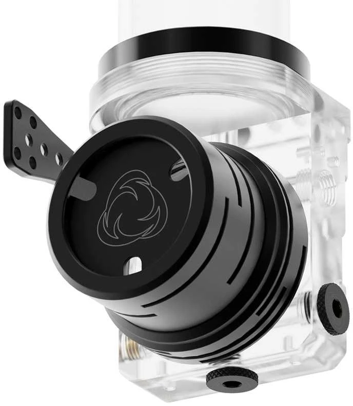 „Singularity Computers Protium 2.0 ARGB 150 D5 Reservoir Combo“ be pompos - akrilas, juodas