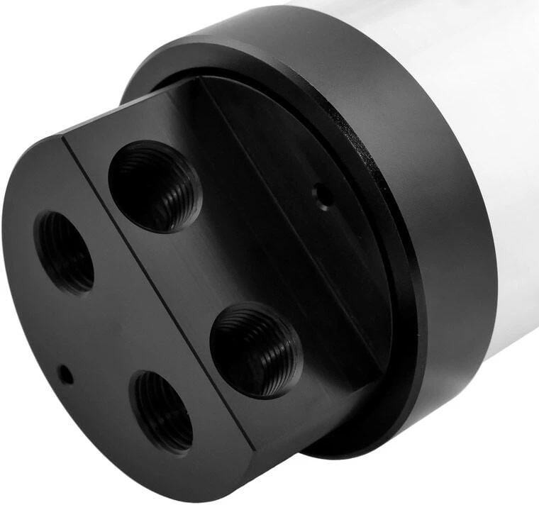 „Singularity Computers“ Protium rezervuaras 200 mm – Acetal, juodas
