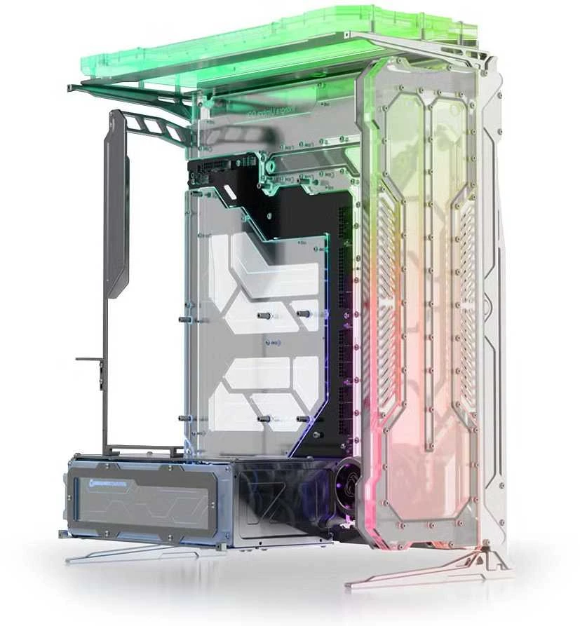 „Singularity Computers Spectre 3.0 Integra Elite Distroplate“ – sidabrinė
