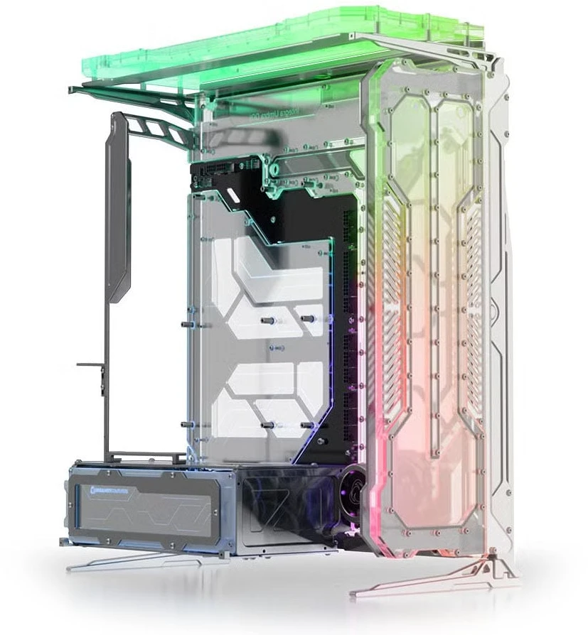 „Singularity Computers Spectre 3.0 Integra Elite Distroplate“ – sidabrinė