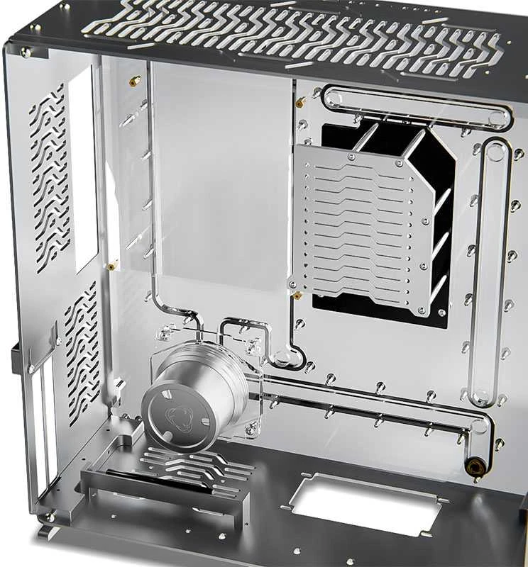 „Singularity Computers Wraith ITX/DTX“ – sidabrinis