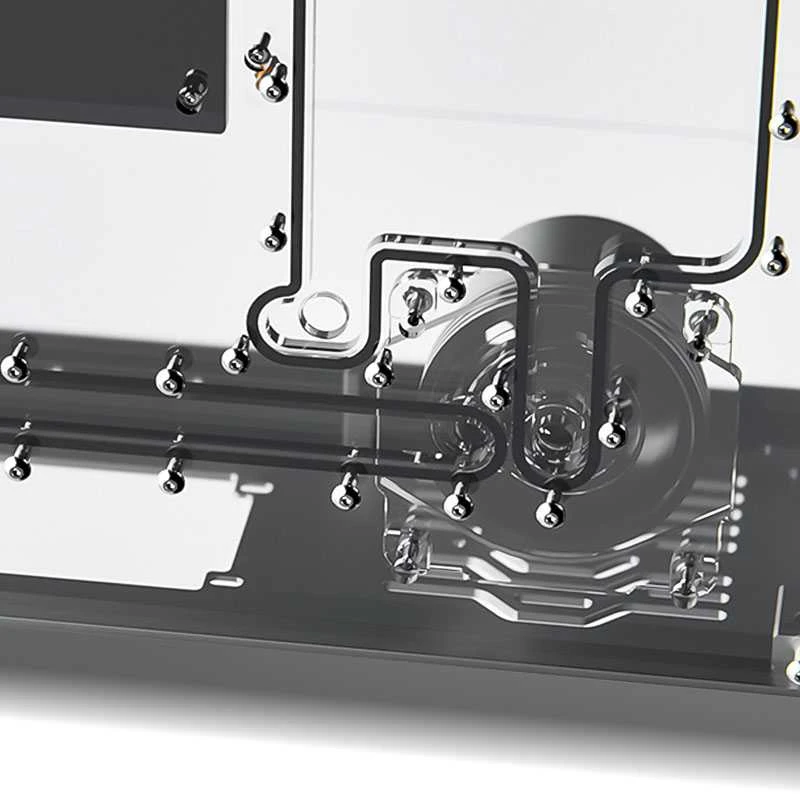„Singularity Computers Wraith ITX/DTX“ – sidabrinis
