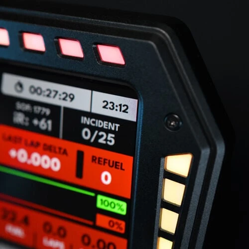 SOELPEC XR-7 Ekranas, sim racing touchscreen, RGB telemetry – juodas