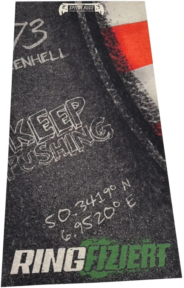 Speedy Rugs "Ringfiziert" SimRacing Carpet