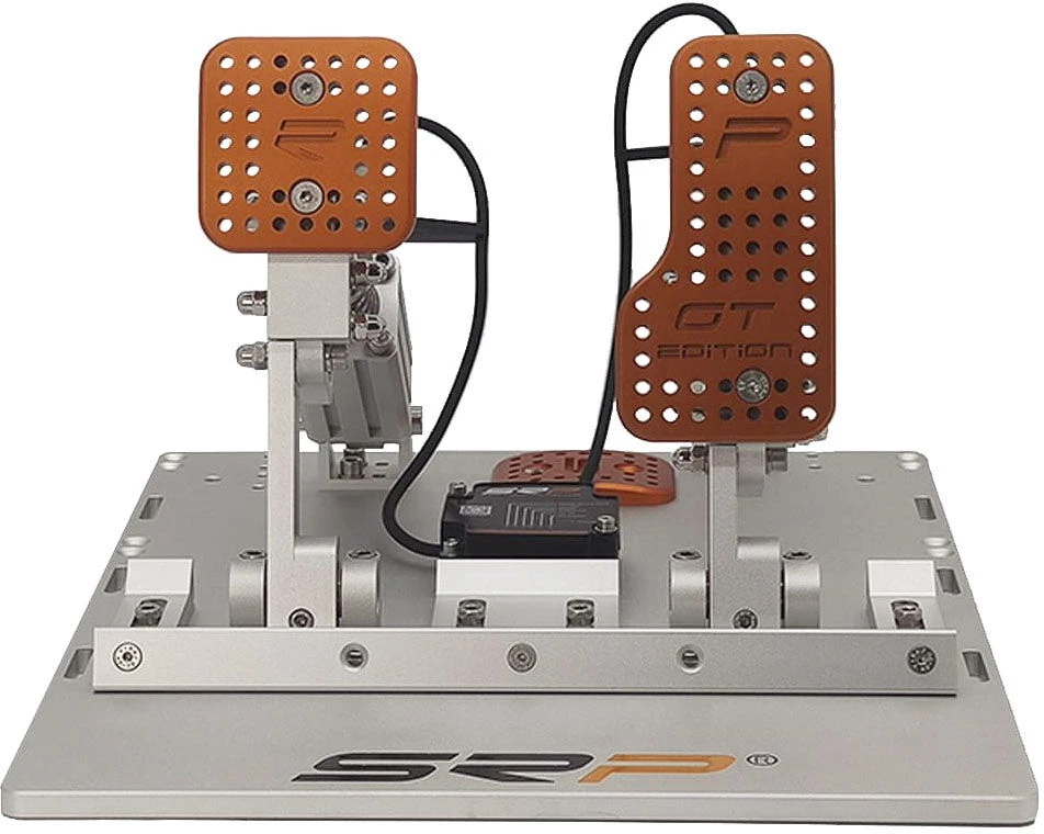 SRP GT-R 2P Sim Racing Pedal Set, Pneumatic, 16-Bit, 15-45 mm - pilkas