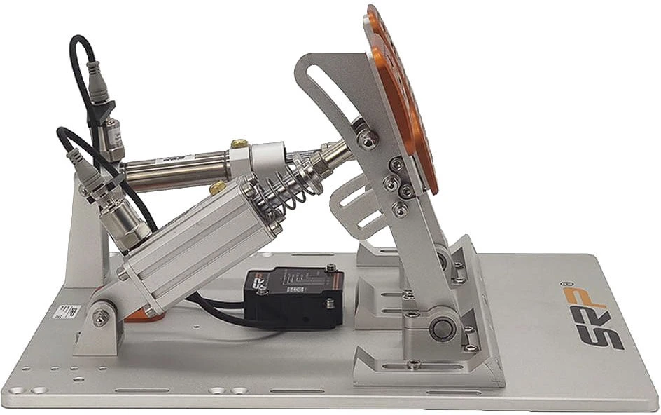 SRP GT-R 2P Sim Racing Pedal Set, Pneumatic, 16-Bit, 15-45 mm - pilkas