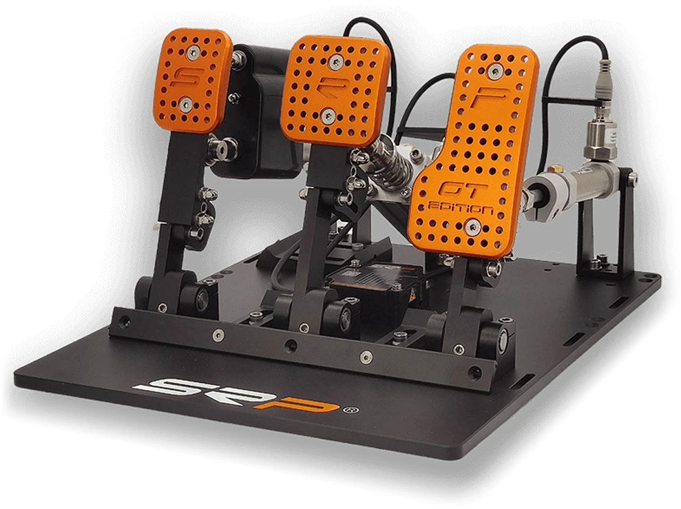 SRP GT-R 3P Sim Racing Pedal Set, pneumatic – juodas