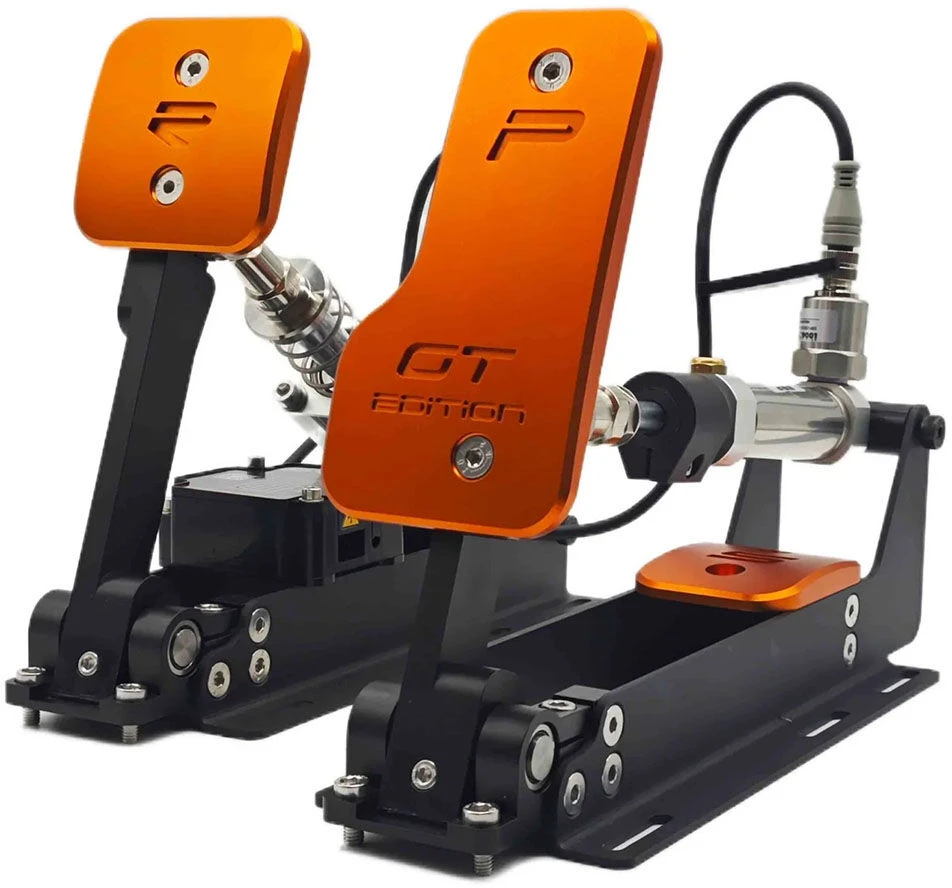 SRP GT-S 3P Sim Racing Pedal Set, pneumatic – juodas