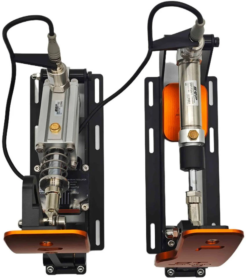 SRP GT-S 3P Sim Racing Pedal Set, pneumatic – juodas