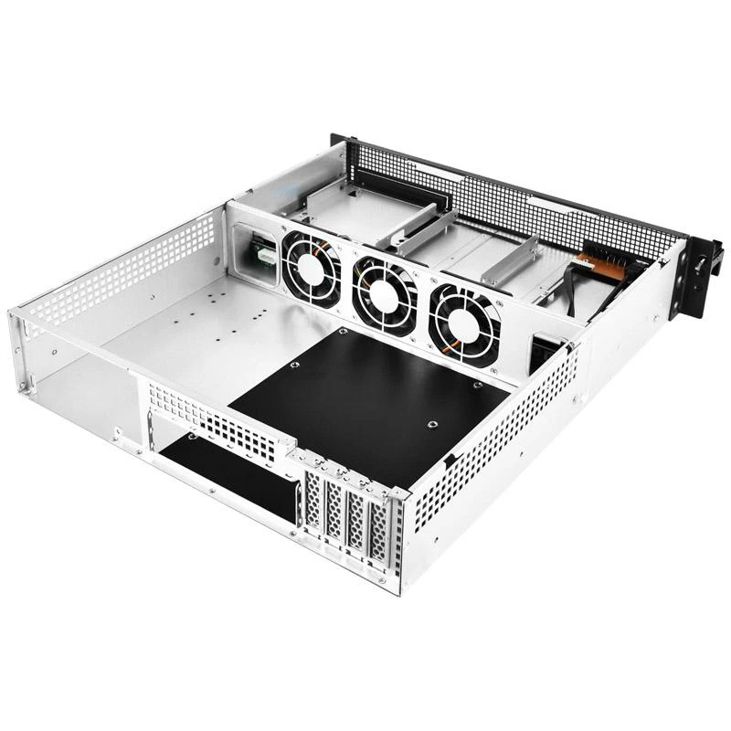 Serveris SilverStone RM21–304 Rackmount Serverio korpusas, 2U, Micro–ATX – juoda