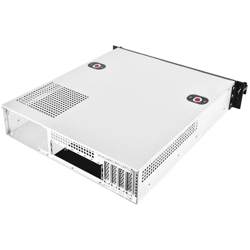 Serveris SilverStone RM21–304 Rackmount Serverio korpusas, 2U, Micro–ATX – juoda