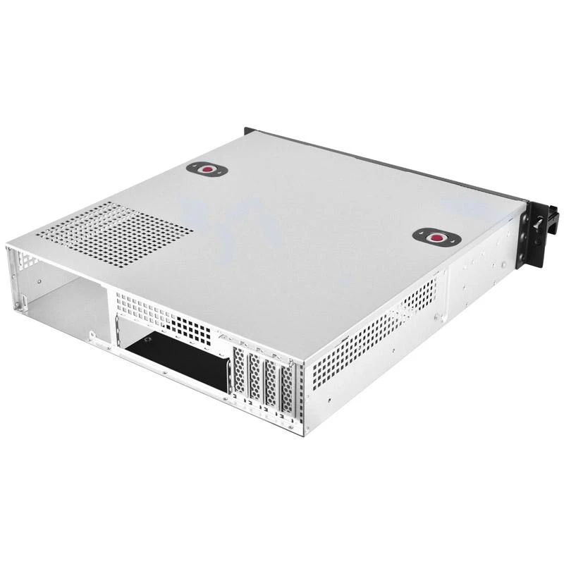 SilverStone RM21–308 Rackmount Serverio dėklas, 2U, Micro–ATX – juoda
