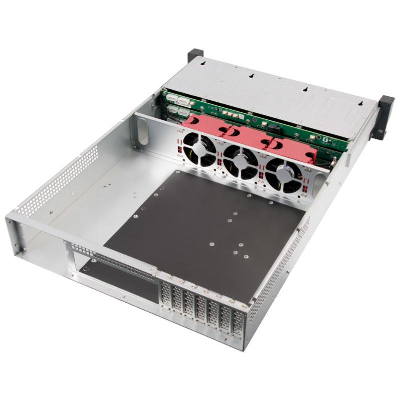 SilverStone RM22–312 Rackmount Serverio dėklas, 2U, E–ATX – juoda