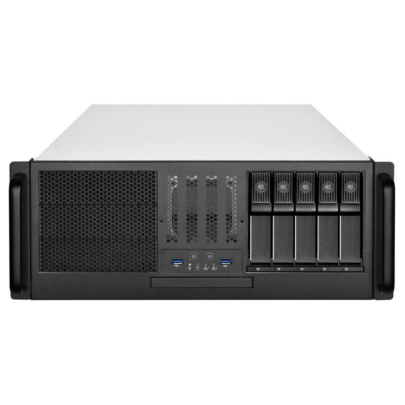 Rackmount SilverStone SST–RM41–H08 – 4U stovo montuojamas serveris