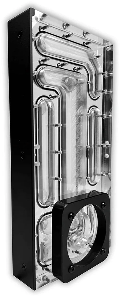 „Stealkey Customs SC DisPro 240R“ galinis distroplate, D5 ir DDC siurblys, D-RGB Ø 240 mm