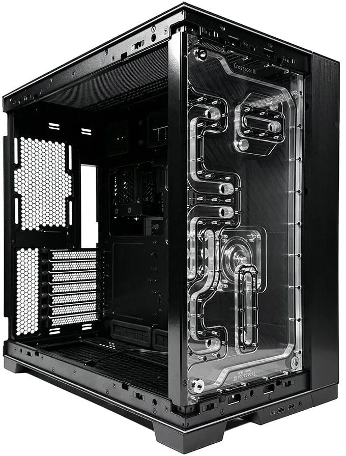 „Stealkey Customs SK-Crosscool III Lian Li O11 DYNAMIC EVO RGB“ platinimo plokštė, RGB