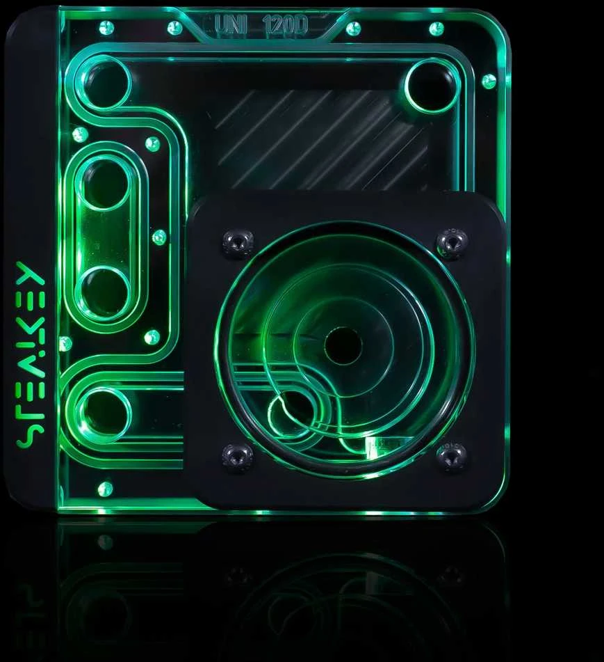 Stealkey Customs SK-UNI 120D Distroplate D-RGB – Juodas Edition