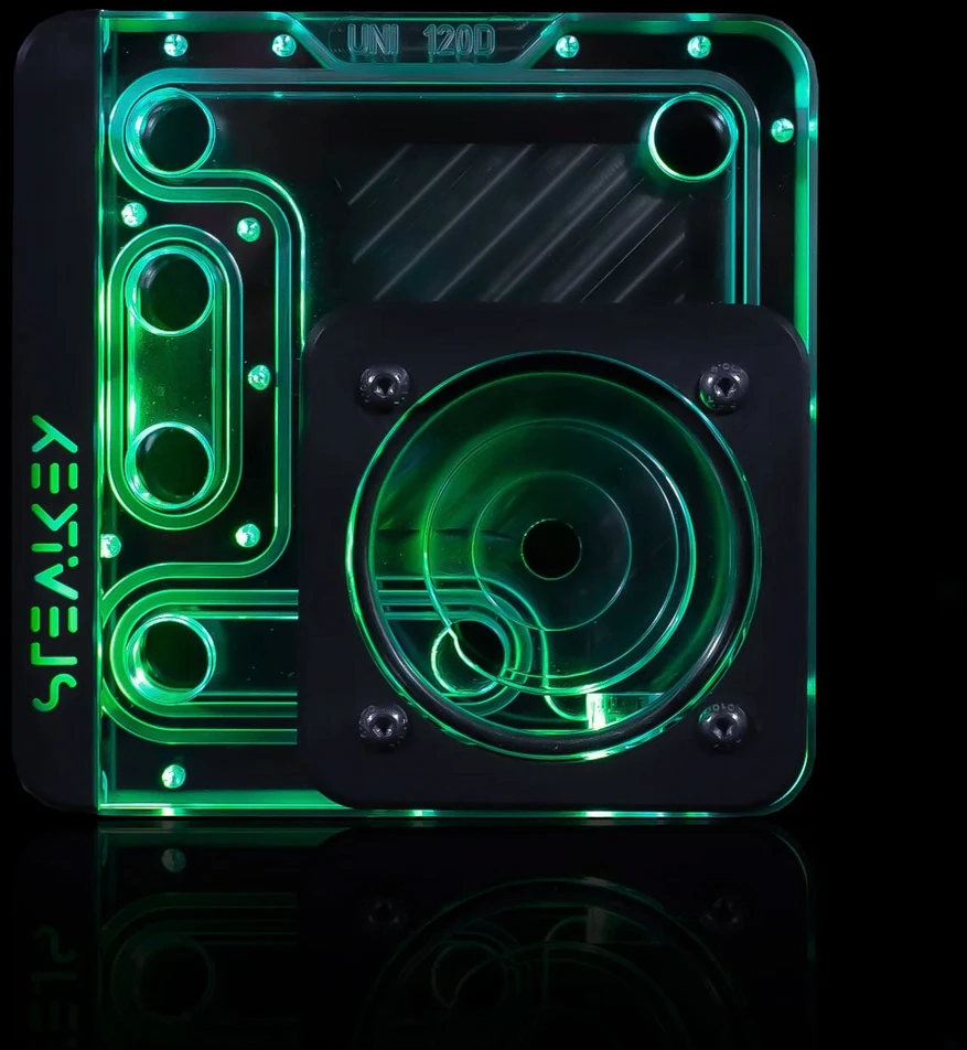 Stealkey Customs SK-UNI 120D Distroplate D-RGB – Juodas Edition