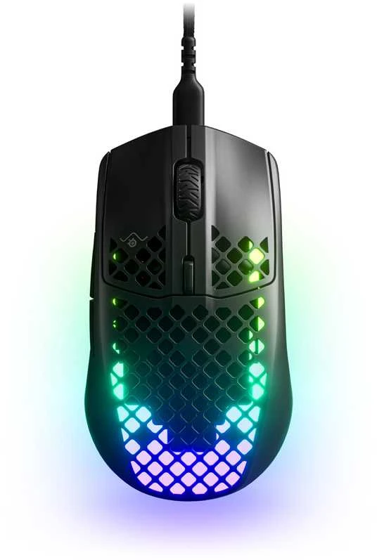 Žaidimų pelė SteelSeries Aerox 3 Onyx , Juodos spalvos