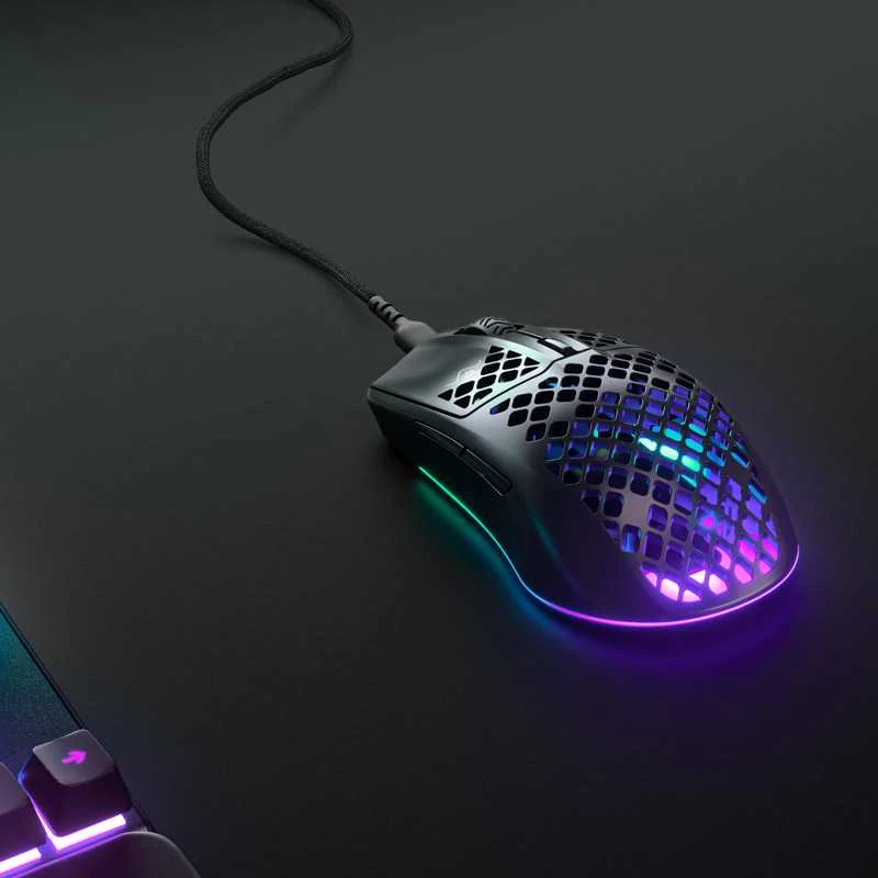 Žaidimų pelė SteelSeries Aerox 3 Onyx , Juodos spalvos