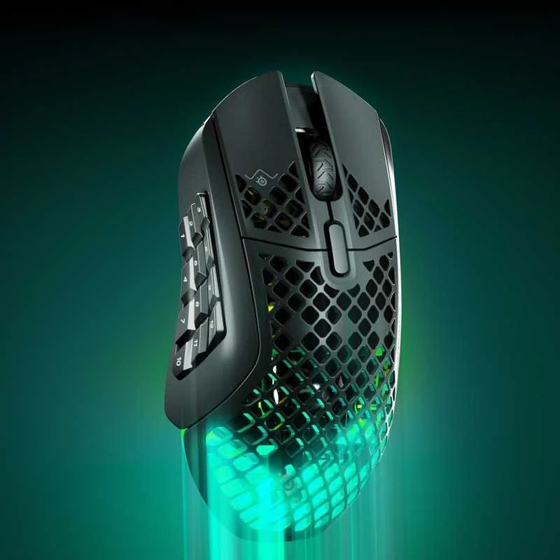 Belaidė žaidimų pelė SteelSeries Aerox 9 Onyx, Juodos spalvos