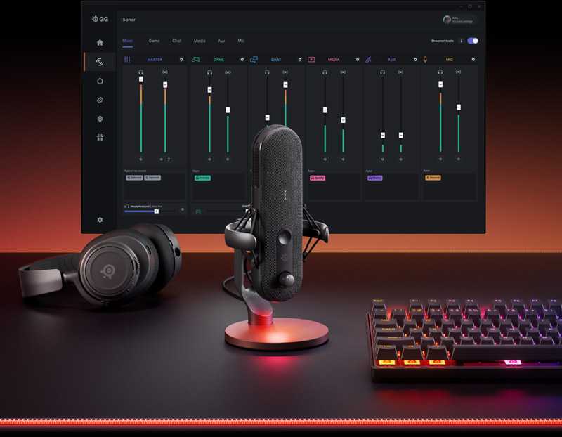 SteelSeries | Alias | Gaming Mikrofonas | Juodas