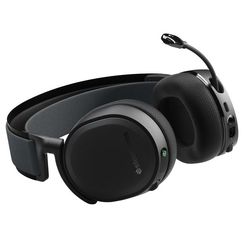 Belaidės Žaidimų ausinės SteelSeries Arctis 7+, Juodos | Varle.lt