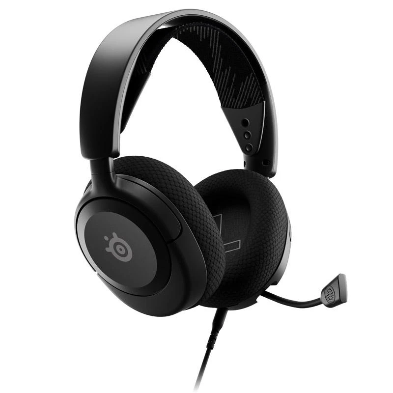 Juodos SteelSeries Arctis Nova 1 ausinės su mikrofonu
