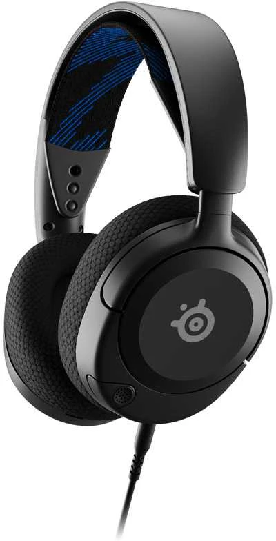 Ausinės žaidimams su mikrofonu SteelSeries Arctis Nova 1P Over-Ear, Juodos spalvos