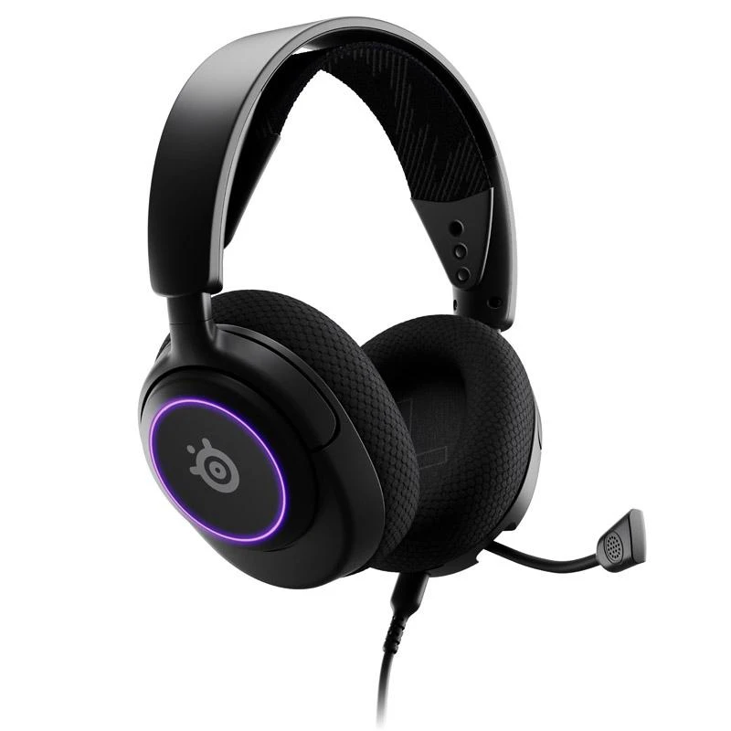 Ausinės žaidimams su mikrofonu SteelSeries Arctis Nova 3 Over-Ear, Juodos spalvos
