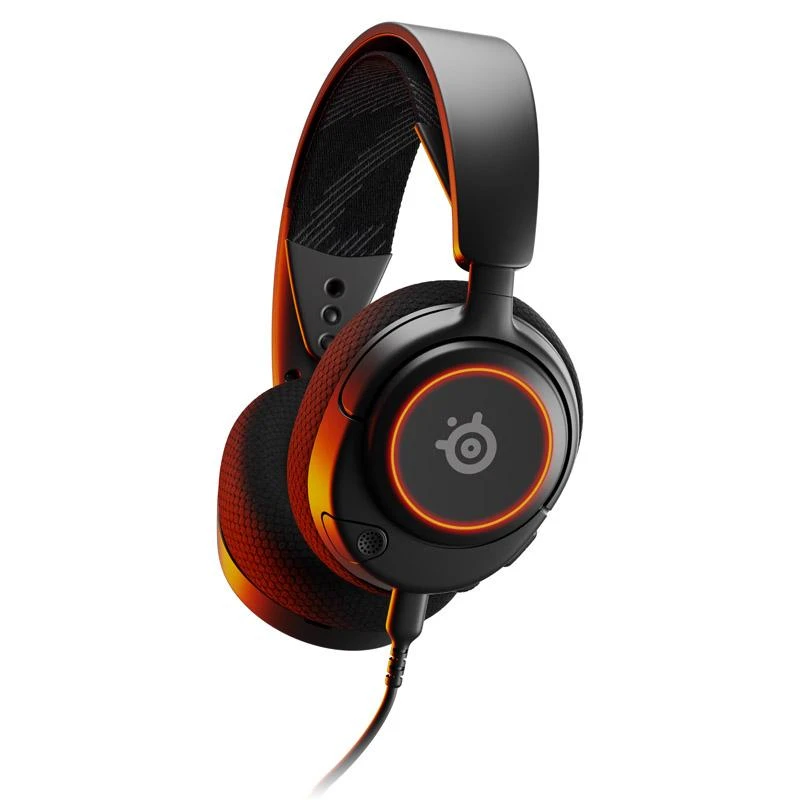 Ausinės žaidimams su mikrofonu SteelSeries Arctis Nova 3 Over-Ear, Juodos spalvos