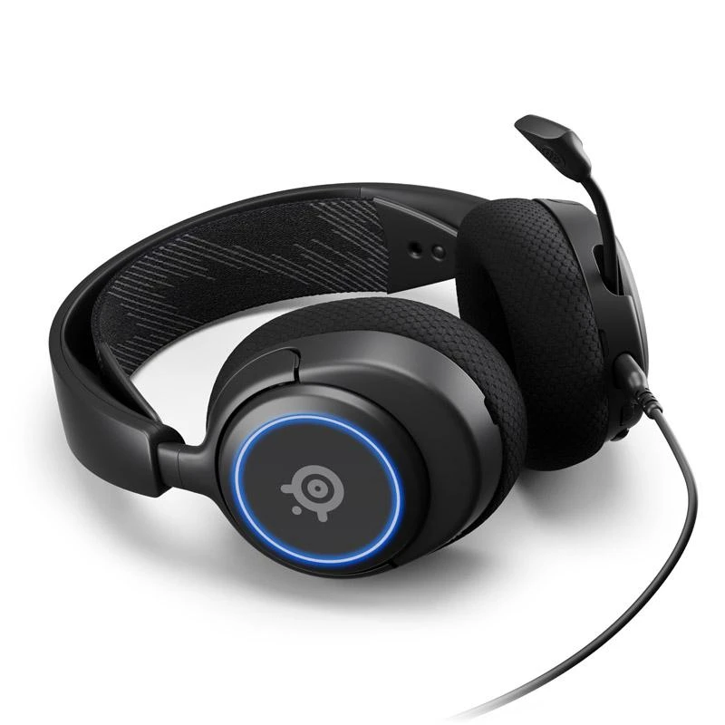 Ausinės žaidimams su mikrofonu SteelSeries Arctis Nova 3 Over-Ear, Juodos spalvos