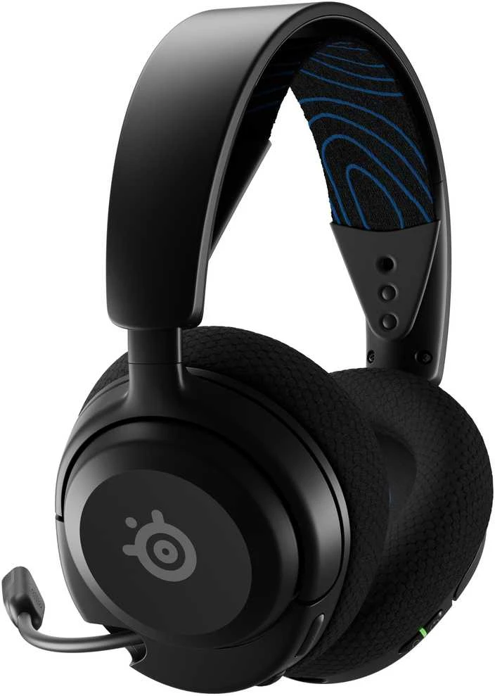 Belaidės žaidimų ausinės SteelSeries Arctis Nova 5P, Juodos spalvos