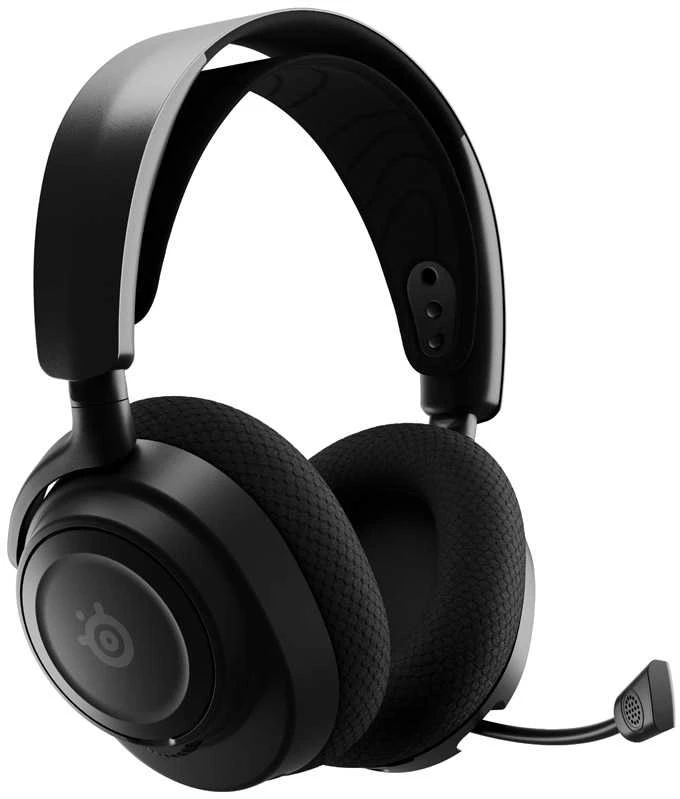 Belaidės žaidimų ausinės SteelSeries Arctis Nova 7, Juodos spalvos