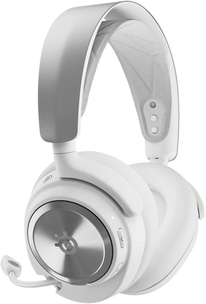 SteelSeries | Ausinės Žaidimams | Arctis Nova Pro P | Bluetooth | Over-Ear | Noise canceling | Belaidės | Baltas