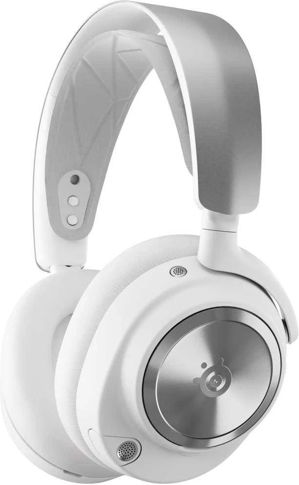 Belaidės žaidimų ausinės Steelseries Arctis Nova Pro Wireless X, baltos