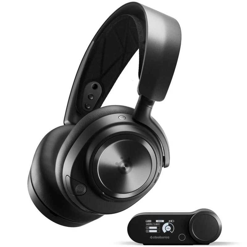 Belaidės ausinės žaidimams SteelSeries Arctis Nova Pro Wireless X, Juodos spalvos aprašymas - Prekės nuotrauka Belaidės ausinės žaidimams SteelSeries Arctis Nova Pro Wireless X, Juodos spalvos aprašymas - Prekės nuotrauka