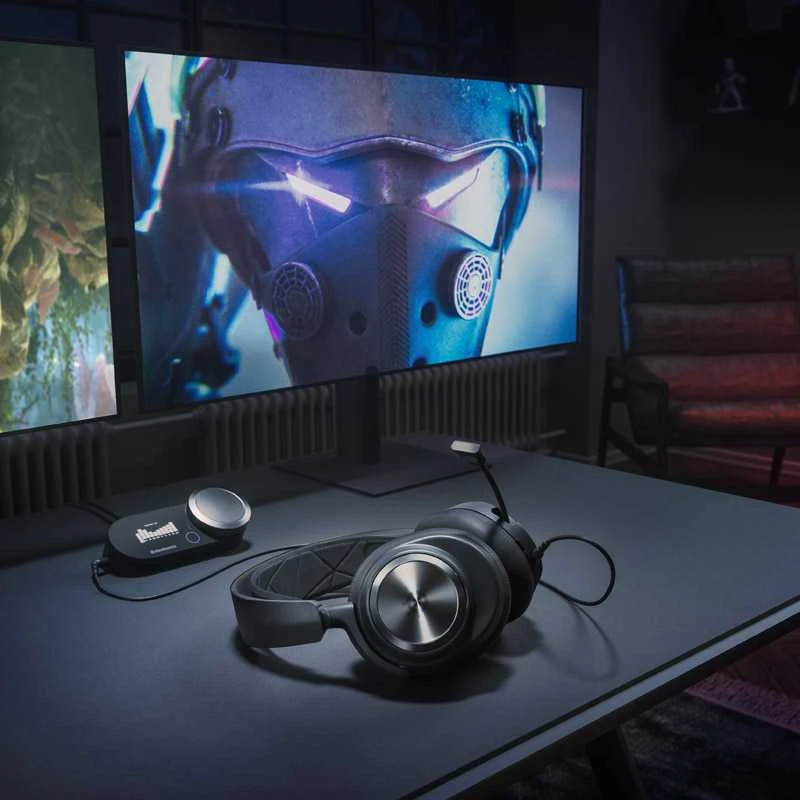 Ausinės žaidimams SteelSeries Arctis Nova Pro, Skirta PC ir PlayStation, Juodos spalvos