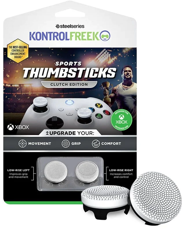SteelSeries KontrolFreek Sports - Clutch Baltas/Juodas - XBX