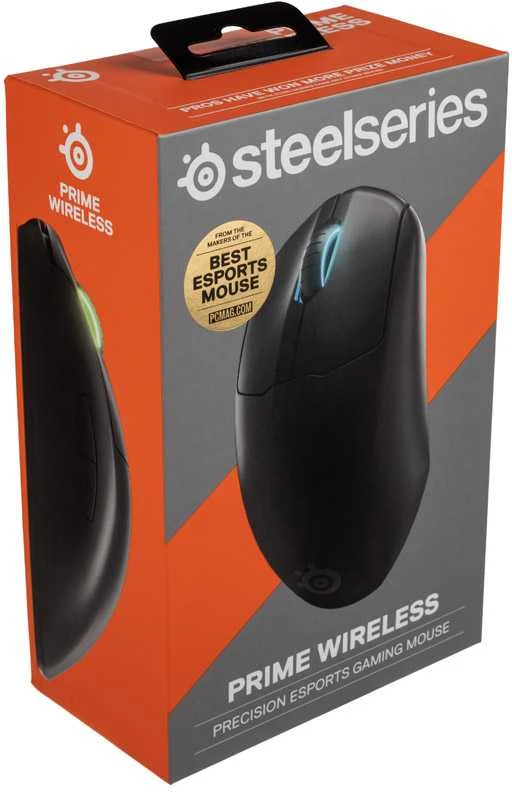 Belaidė žaidimų pelė SteelSeries Prime, Juodos spalvos