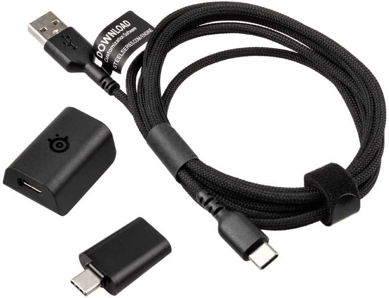Belaidė žaidimų pelė SteelSeries Prime, Juodos spalvos