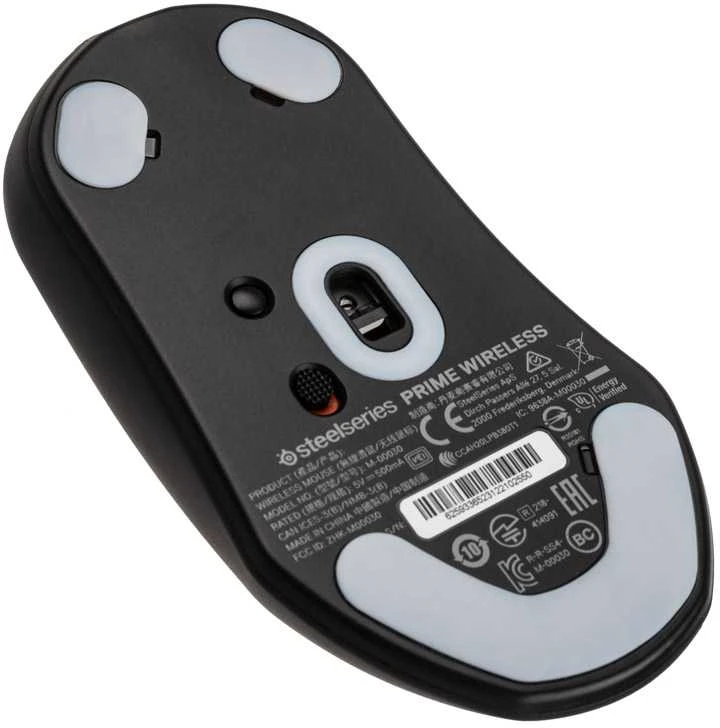 Belaidė žaidimų pelė SteelSeries Prime, Juodos spalvos