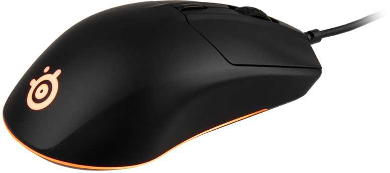 Žaidimų pelė SteelSeries su laidu Rival 3, Juodos spalvos